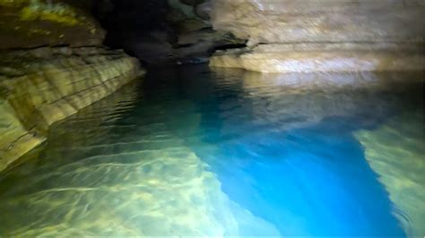 Mysterious Blue Hole Deep Inside A River Cave - YouTube