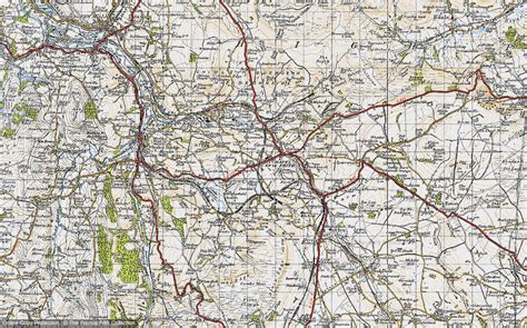 Historic Ordnance Survey Map of Chapel-en-le-Frith, 1947