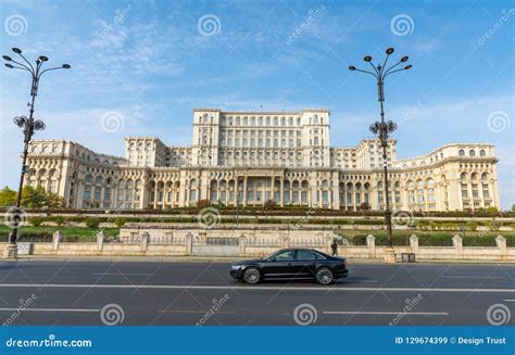 Ceausescu Palace in Bucharest, Romania Editorial Stock Image - Image of ...