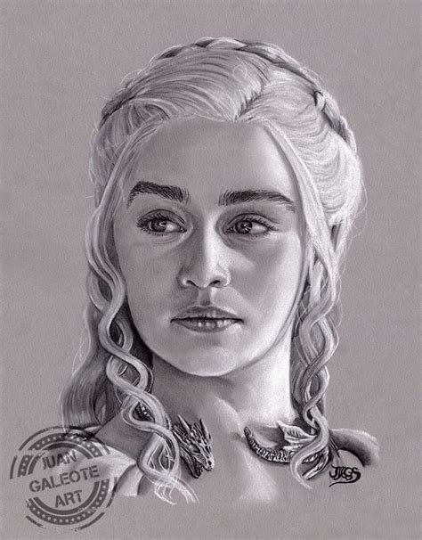 Daenerys Targaryen by JuanGaleote on DeviantArt | Targaryen art, Hand drawn portraits, Daenerys ...