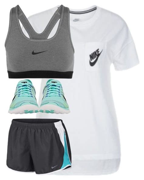 Working out to get ready for soccer tryouts! by classyandsassyabby liked on Polyvore featuring ...