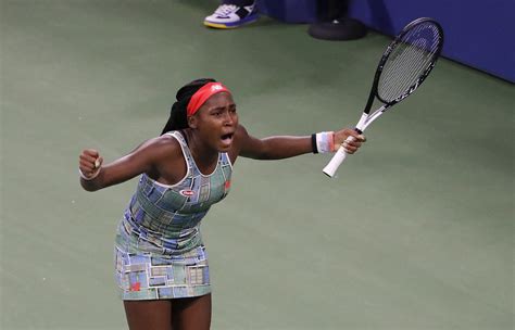 The Latest: Coco Gauff comes back to win US Open debut at 15