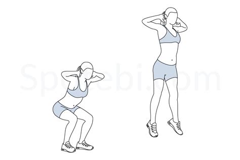 Jump Squat | Illustrated Exercise Guide