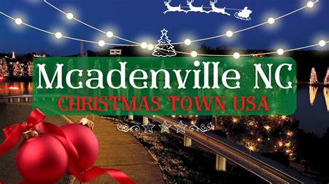 McAdenville Lifestyle Visit [Christmas Town USA] - YouTube