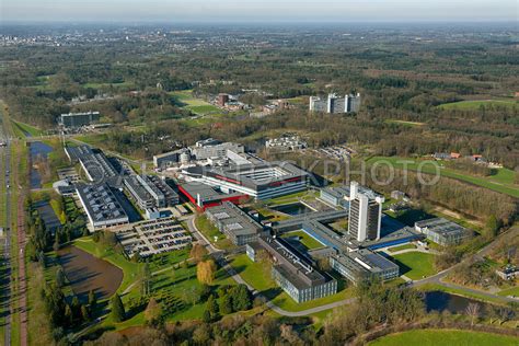 aerial view University of Twente (Universiteit Twente) is a university located in Enschede, the ...