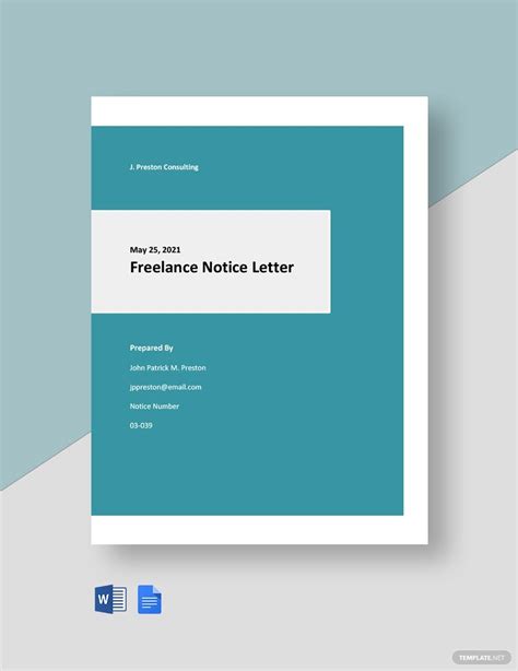 Freelance Letter Templates in Word - FREE Download | Template.net