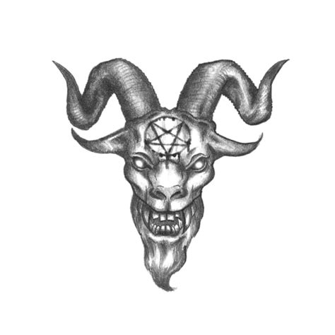 Goat Demon Tattoo - Realistic Temporary Tattoos | Tattoo Icon – TattooIcon