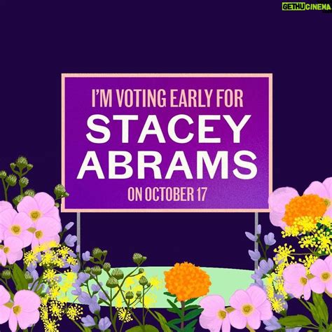 Stacey Abrams Instagram – Georgia — we are only a few weeks away from a historic date that will ...