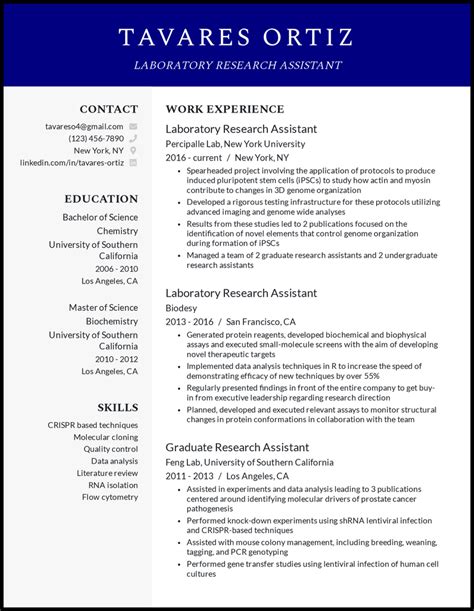 Resume For Research Assistant - Solicitorsnews Blog