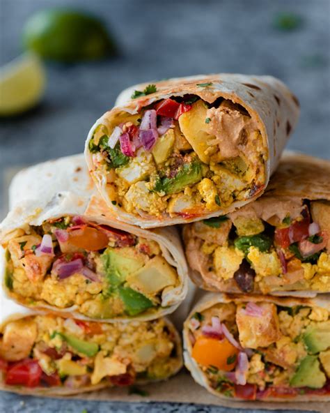 The Best Vegan Breakfast Burritos - Rainbow Plant Life