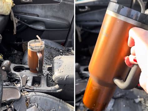 Woman Goes Viral After Stanley Cup Survived Car Fire, Company Offers to ...