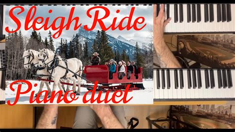 Sleigh Ride - Piano Duet - YouTube