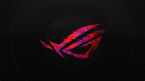 Online crop | HD wallpaper: Asus ROG Neon Logo 4K | Wallpaper Flare