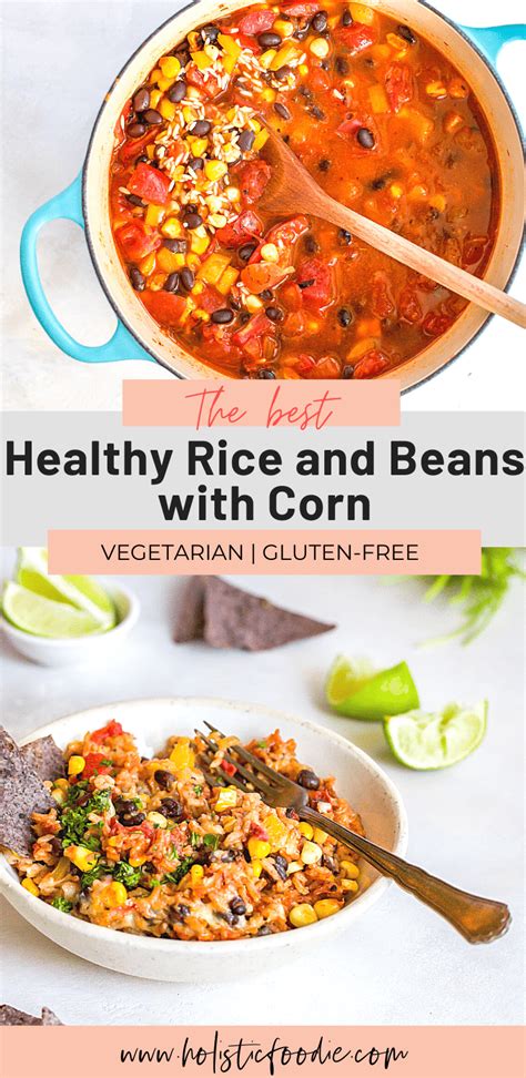 Healthy Rice and Beans: One Pot + Vegetarian