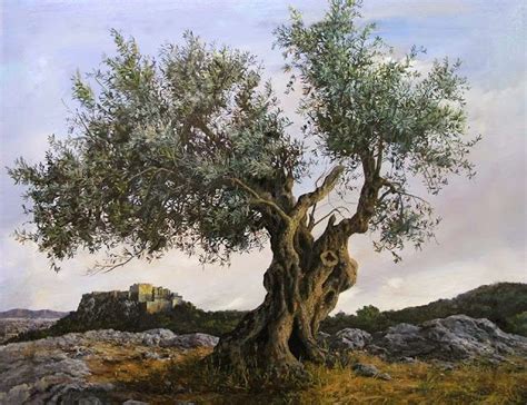 Realistic Tree Paintings By Elidon Hoxha | Landscape photography nature, Tree painting ...