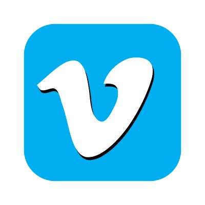 Vimeo icon vector