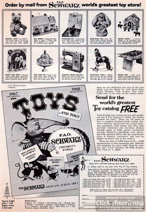 FAO Schwarz catalog of toys & togs (1967) - Click Americana