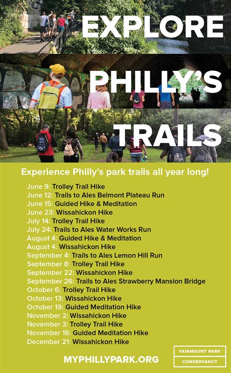 Explore Philly's park trails all summer long! – Fairmount Park Conservancy