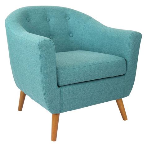 Subtle button tufting and a classic club design give this arm chair a ...