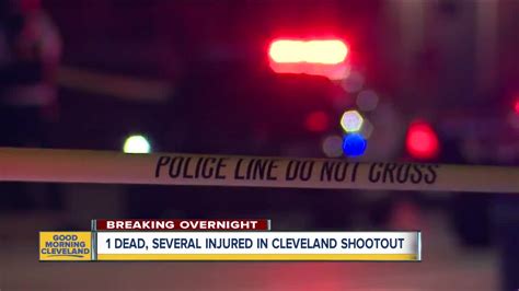 18 shot, 1 dead in shooting on Cleveland's East Side