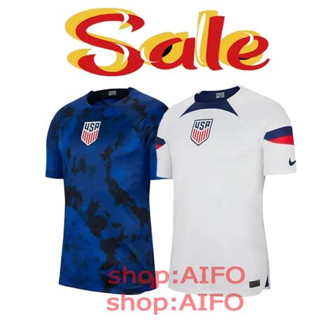 USA America 2022 World Cup Jersey Home Away Jersey Soccer Jersey Men T ...