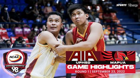 NCAA Season 98 | Game Highlights: UPHSD vs Mapua | Men's Basketball Tournament Round 1 - Win Big ...