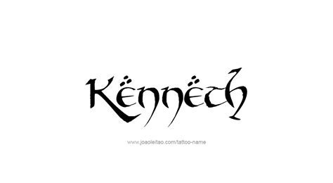 Kenneth Name Tattoo Designs