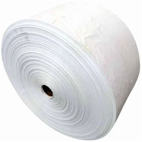 White Polypropylene Woven Fabric Roll, GSM: 80-100 at Rs 100/kilogram ...