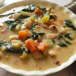 Cannellini bean soup - Vegan white bean and spinach soup