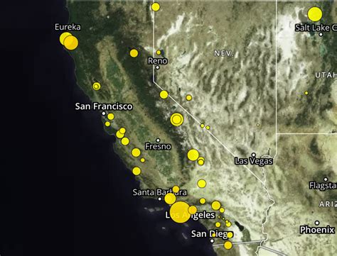 An earthquake with a magnitude of 4.2 occurred in Southern California, with the epicenter ...