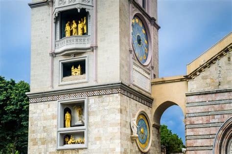 Clock Tower Od Messina Duomo Stock Image - Image of clear, gight: 44354613