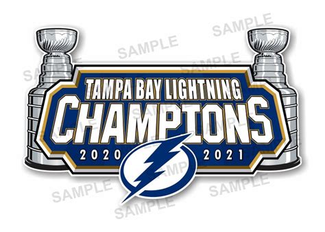 Tampa Bay Lightning 2021 Stanley Cup Champions Precision Cut | Etsy