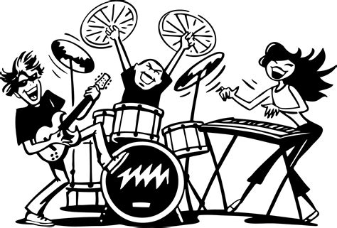 Cartoon Band Pictures - Band Cartoon Music Family Noisy Hello Big | Bodeniwasues