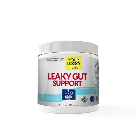 Leaky Gut Support - Custom Formula, Supplement Manufacturing