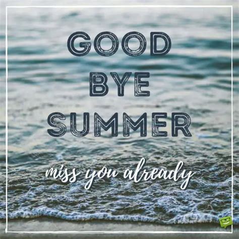 Goodbye, Summer | Farewell to the Hottest Season of the Year