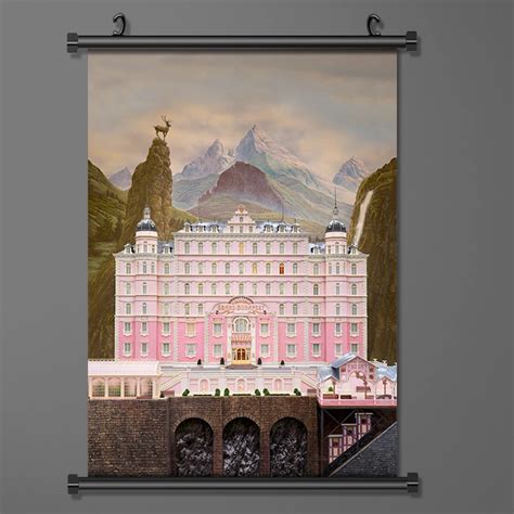 Wall Art Picture Hanging Movie Poster The Grand Budapest Hotel Art Silk Fabric Poster And Print ...