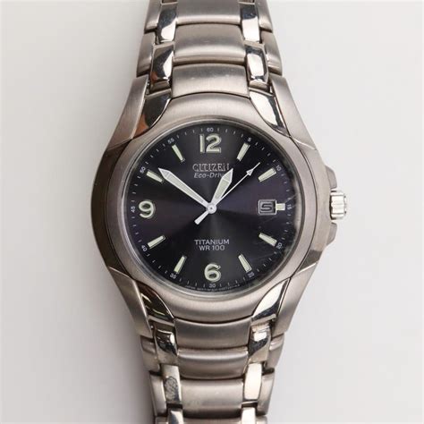 Citizen Eco-Drive Solar Powered Titanium Watch | Property Room