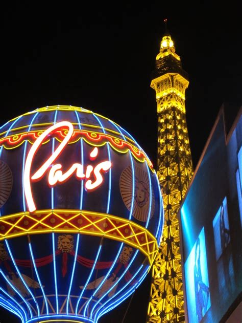 Paris Hotel, Las Vegas, Casino, Strip, night, illuminated free image | Peakpx