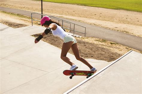 Wallpaper : women, jean shorts, skateboard, sneakers, Justin Swain ...