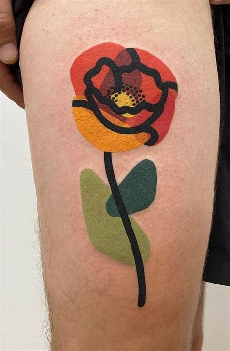 Geometric Flower Tattoos: A Visual Guide