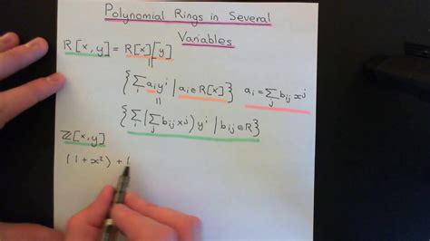 Polynomial Rings in Several Variables Part 1 - YouTube