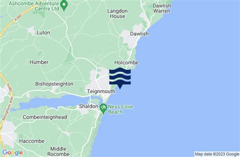 Teignmouth (Approaches) Tide Times, High & Low Tide Table, Fishing Times | GB