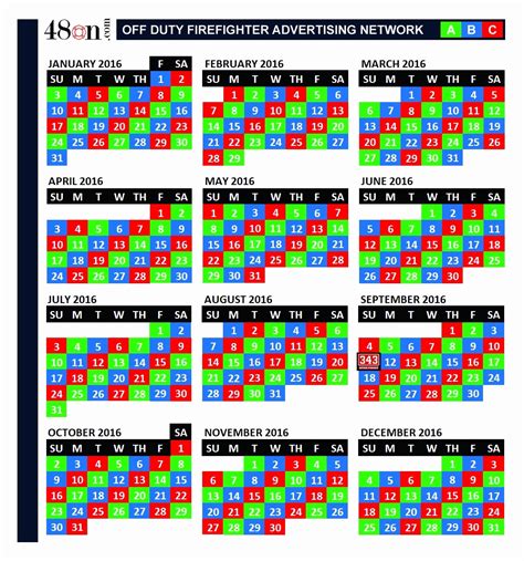 Fdny Shift Schedule - Template Calendar Design