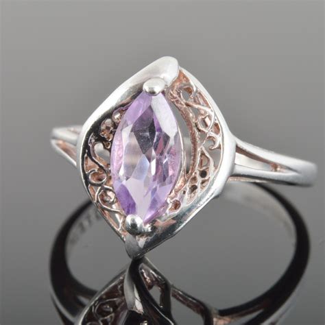 Sterling Silver Amethyst Ring by Avon | EBTH