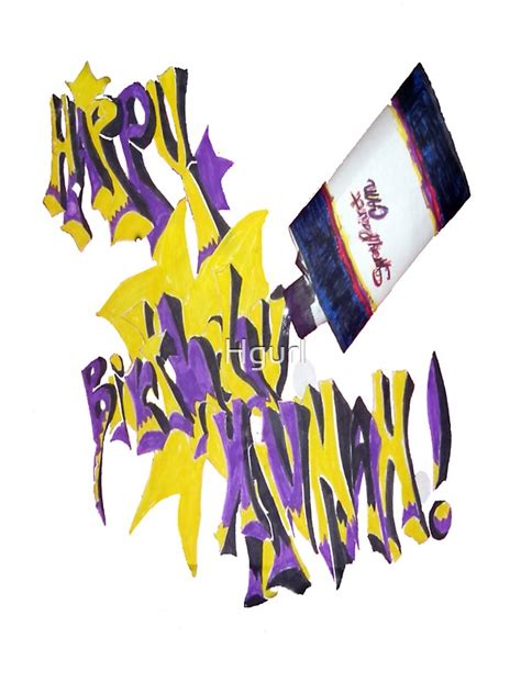 "Happy Birthday Graffiti" by Hgurl | Redbubble