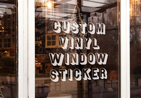 Large Custom Vinyl Window Decal Stickers Any Logo & Design - Etsy UK