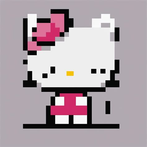 Pixel Art Hello Kitty