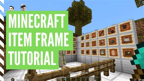 How To Make An ITEM FRAME In Minecraft - YouTube