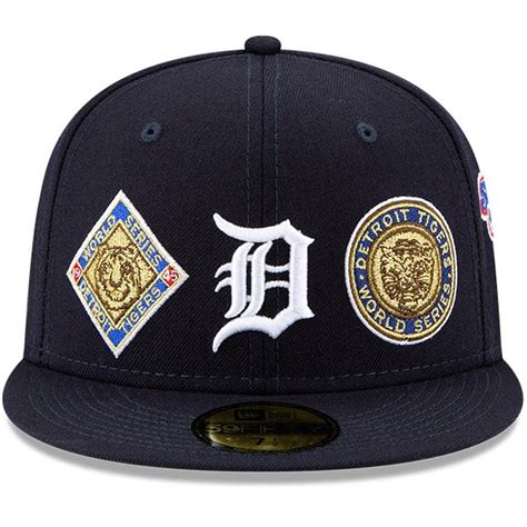 New Era Detroit Tigers Navy 4x World Series Champions 59FIFTY Fitted H