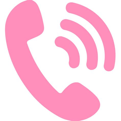 Aesthetic Logo Pink Phone Icon Png - bmp-jiggly